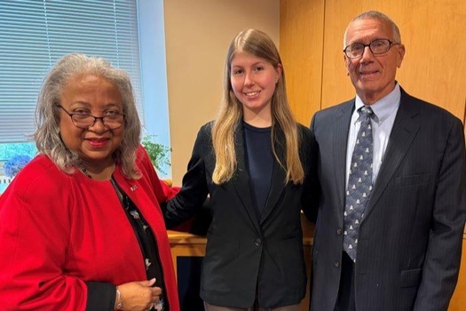 Vicki sworn in to Onondaga Community College's Board of Trustees!