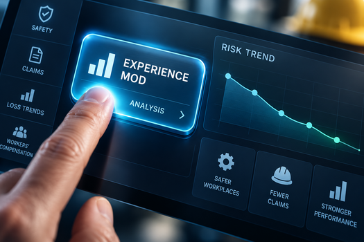 Experience mod and workers compensation risk analysis