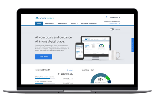 Technology-Powered Planning with AdviceWorks