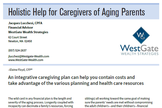 Holistic Help for Caregivers of Aging Parents
