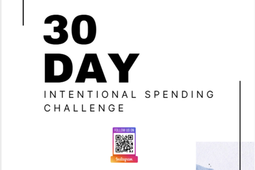 30 Day Intentional Spending Challenge 
