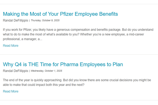 Pharma Financial Blog