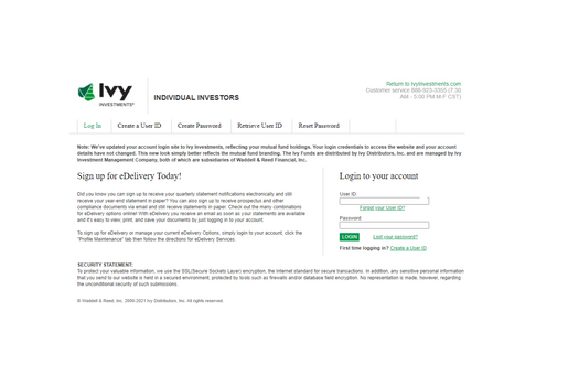 Mutual Fund Account Access