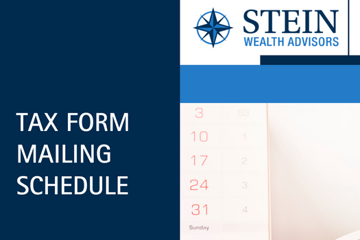 Tax Form Mailing Schedule