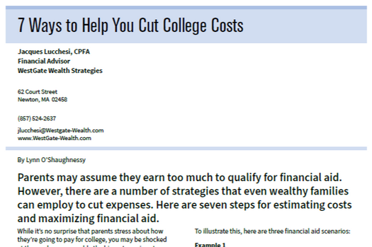7 Ways to Help You Cut College Costs