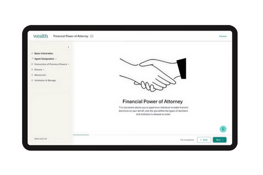 Complete your Financial Power of Attorney