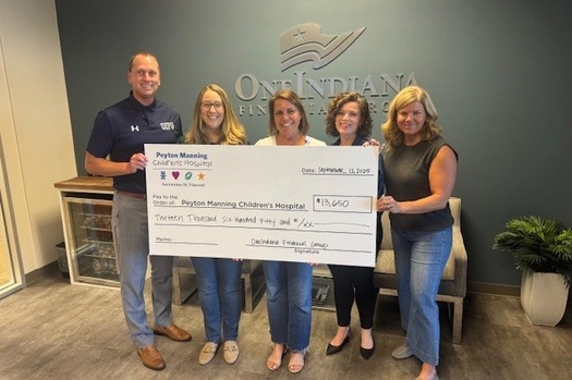 We raised $13,650 for Peyton Manning Children's Hospital!