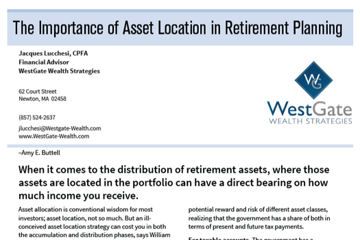 The Importance of Asset Location in Retirement Planning