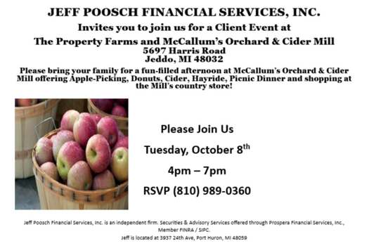 Upcoming Client Event