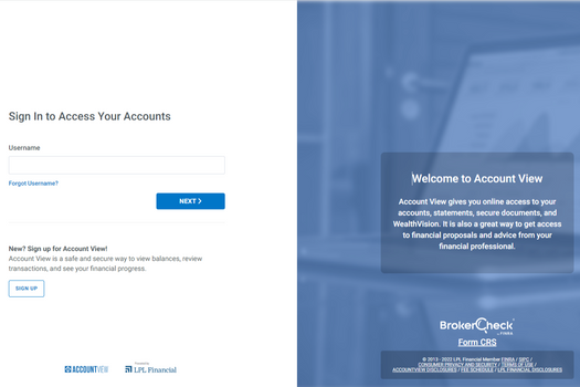 Client LPL AccountView 