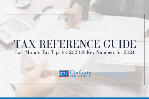Tax Tips for 2023 & Key #'s for 2024