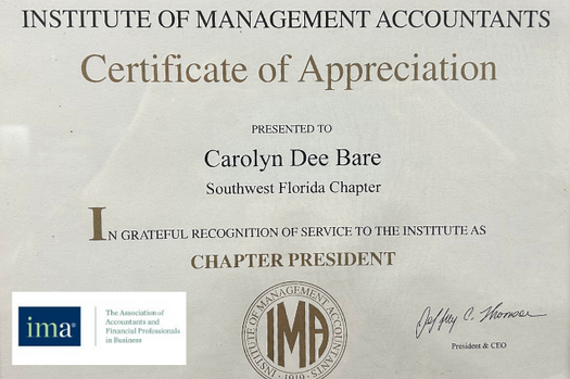 Institute of Management Accountants (IMA) 
