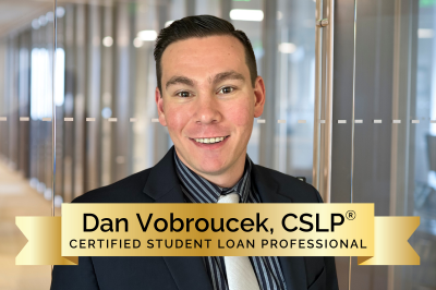 New Certification - Dan Vobroucek, Certified Student Loan Professional (CSLP)