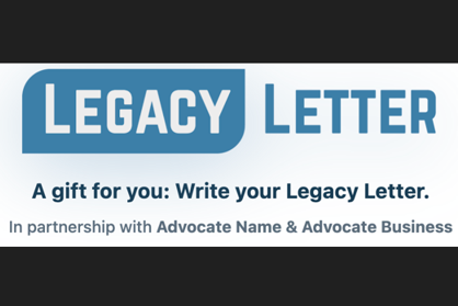 Write Your Legacy Letter
