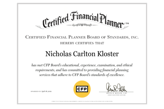 Benefits of Choosing a CERTIFIED FINANCIAL PLANNER® professional in Rockford, IL