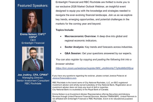 Market Outlook Webinar