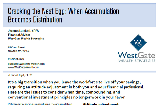 Cracking the Nest Egg: When Accumulation Becomes Distribution