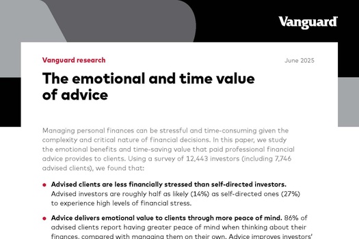 The emotional and time value of advice