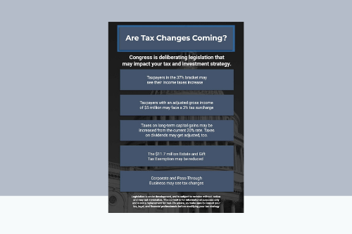 Are Tax Changes Coming?