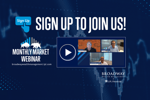 NEXT MONTHLY MARKET WEBINAR: