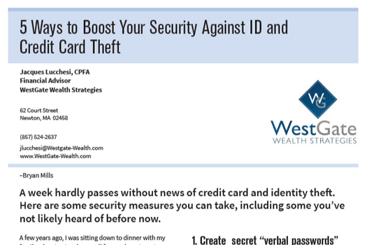 5 Ways to Boost Your Security Against ID and Credit Card Theft