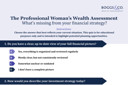 The Professional Woman’s Wealth Assessment