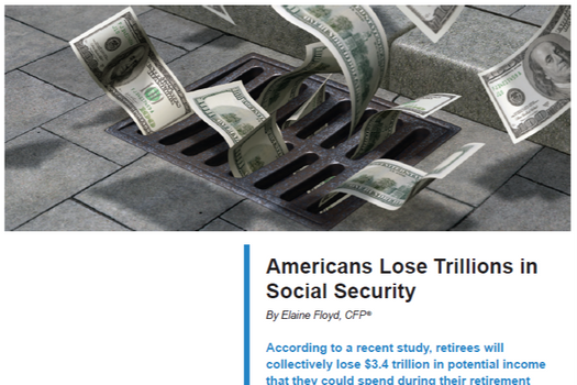 Americans Lose Trillions in Social Security
