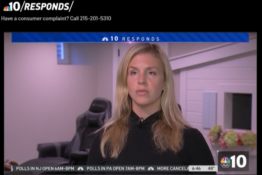Kristin featured on NBC10 Responds