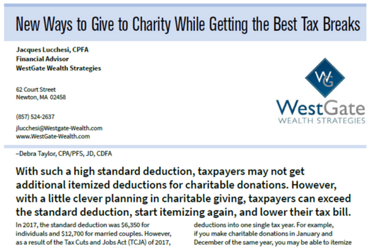 New Ways to Give to Charity While Getting the Best Tax Breaks