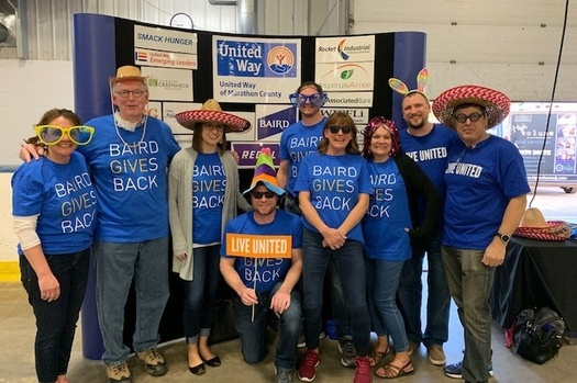 Baird Gives Back – Wausau assists the United Way ‘Smack Hunger’