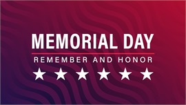 This Memorial Day...