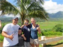 Kim and her family in Kauai