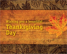 Happy Thanksgiving!