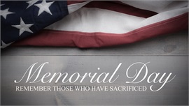 This Memorial Day...