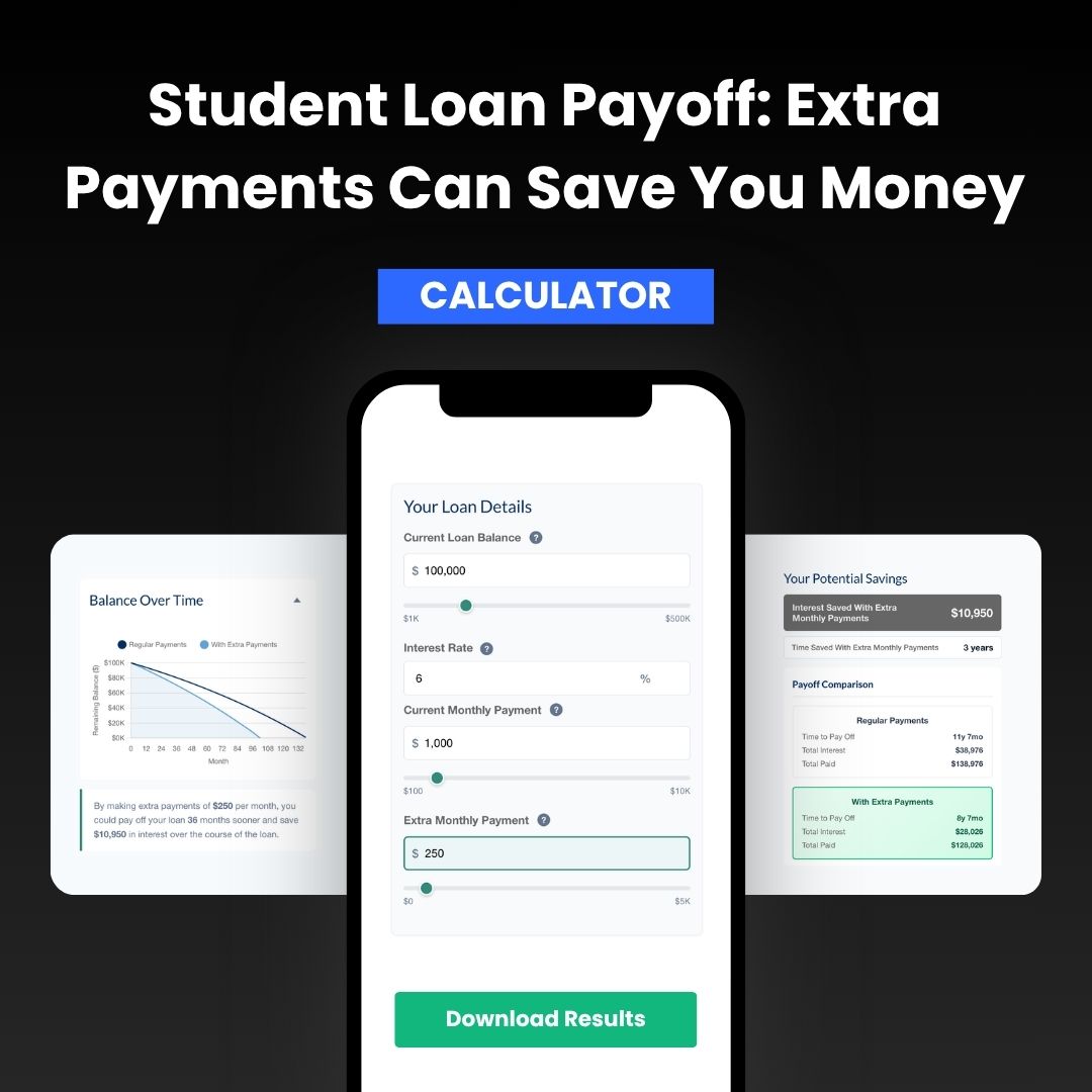 Student Loan Payoff Calculator: Extra Payments Can Save You