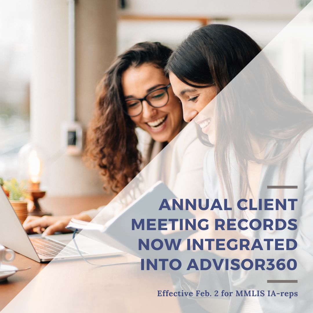 Annual Client Meeting Records now Integrated into Advisor360